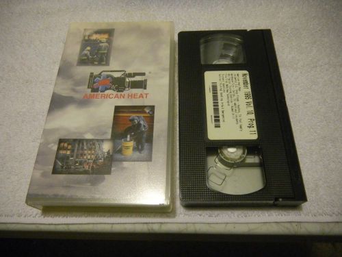 1995 Vol.10/Prg.11 AMERICAN HEAT Firefighter TRAINING VHS TAPE See Contents/SCBA