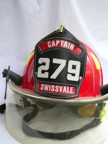 2007 cairns fireman captain pgh pittsburgh swissvale unit #279 helmet hat for sale
