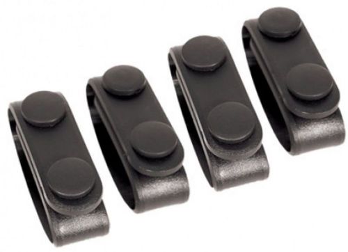 New! authentic! blackhawk molded belt keepers (set of 4) - black 44b300bk for sale