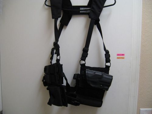 New tactical tanker harness molle shoulder holster system, by protech w/ xtras for sale