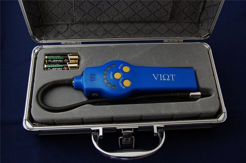 Halogen refrigerant freon leak detector air pump hvac service tool+case+x-sensor for sale