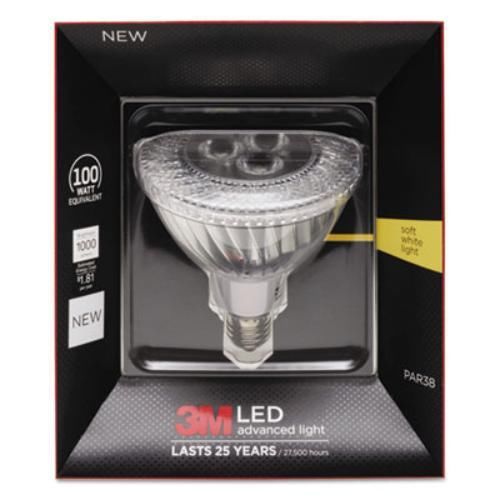 3m rrpar38b3 led advanced light bulbs par-38, 100 watts, warm for sale