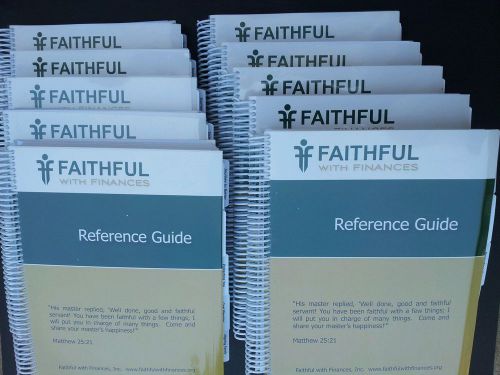 Faithful With Finances Reference Guide (lot of 10)