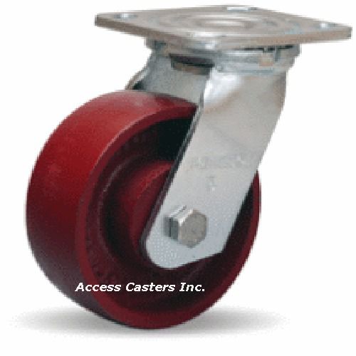 S-525-mb 5&#034; x 2&#034; hamilton medium duty swivel plate caster, cast iron wheel for sale