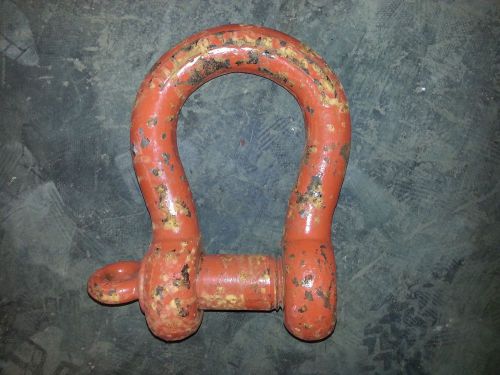 30 TON SHACKLE / CLEVIS, RIGGING, 1 3/4&#034; SCREW PIN, MADE IN THE USA