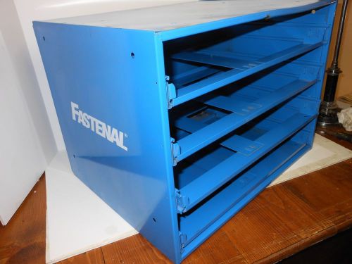 Fastenal industrial storage 4 drawer bearing slide rack 20&#034;w x 15-3/4&#034;d x 15&#034;h for sale