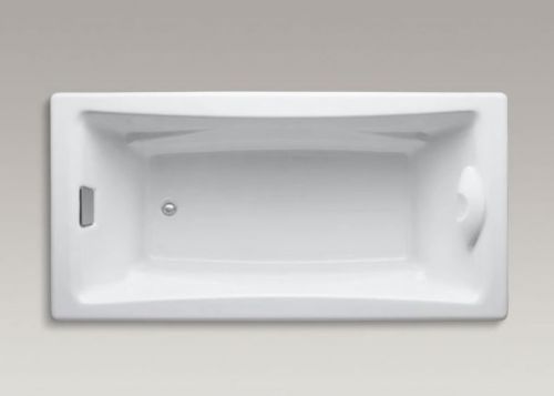 Kohler Cast Iron Drop-in Bath-Tub Tea for Two K-863-0 72&#034; x 36&#034; - White