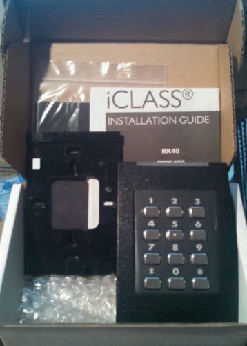 Iclass rk40 smart card reader hid global corporation 6130bkt000700-g3.0 6130b for sale