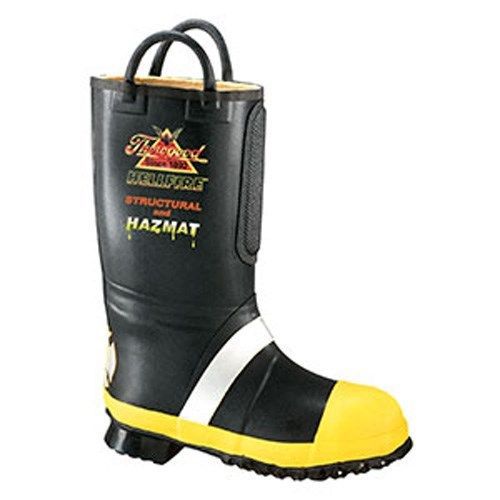 Thorogood Rubber Light Insulated Fire Boot With Calendered Sole Size 6W