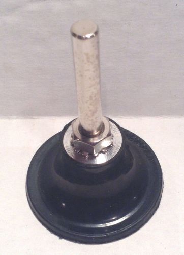 2&#034; roloc type holder only with 1/4&#034; shank for die grinder disc holder for sale