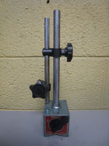 Mitutoyo 7010s dial indicator magnetic base holder with swivel snug &amp; rod used for sale