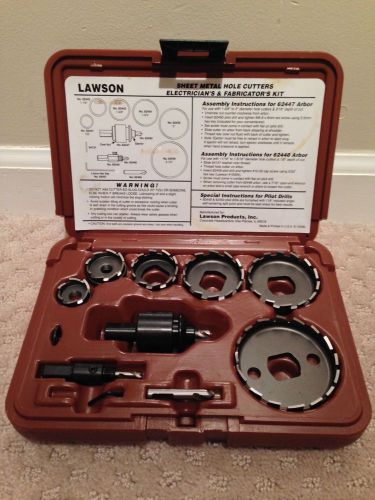 Sheet metal hole cutter kit brand new in the box!! best deal on ebay!!! for sale