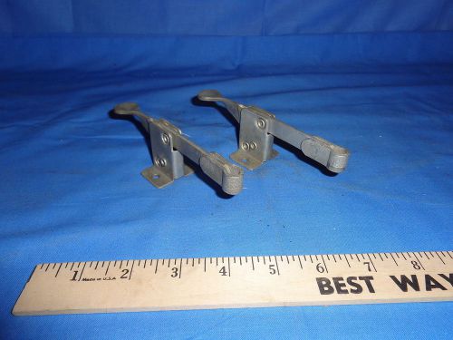 SET of 2 HORIZONTAL TOGGLE CLAMPS hold down action clamp DE STA CO # 205-A
