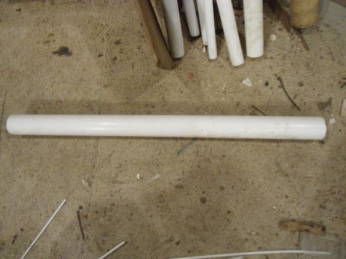 Teflon - PTFE Plastic Round Rod 1 1/4 diameter x 48&#034; long
