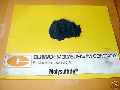 Molybdenum disulfide 1-10 micron powder 98.8% 1/4 lb. for sale