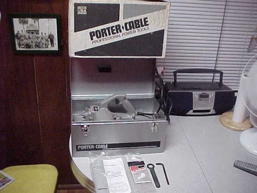 RARE MINT Porter Cable PC Porta Plane 126 - Mint in Box used Once  NR LOOK