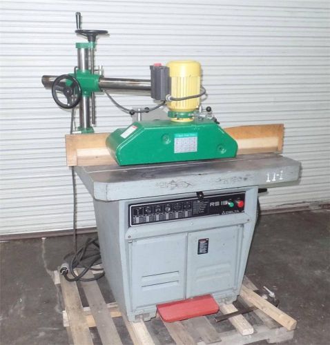 DELTA RS-15 SHAPER WITH REVERSE 7.5 HP WITH WOODTECK 4 ROLL FEEDER