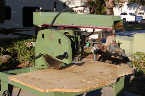 OMGA RADIAL ARM SAW .01 START LOW RESERVE!!!!!!!!
