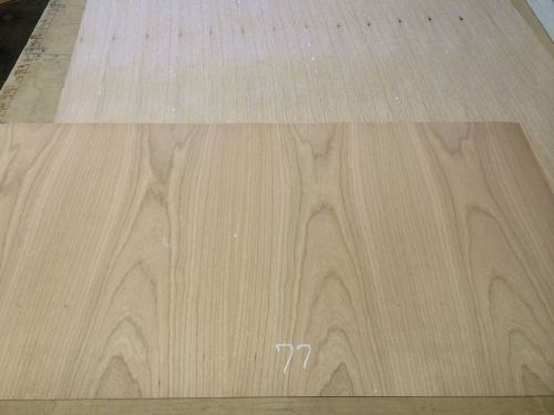 Wood Veneer Cherry 47x24 1pcs total 20Mil Paper Backer&#034;EXOTIC&#034;Eskid 77