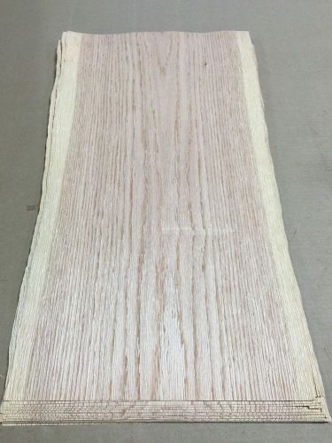 Wood Veneer Red Oak 12x25 18pcs total Raw Veneer  &#034;EXOTIC&#034; RO7 12-31