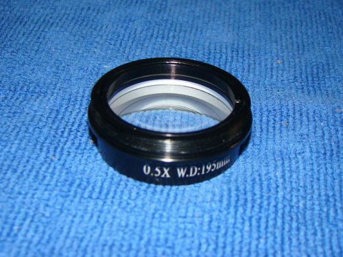 AO StereoZoom Microscope Auxiliary Supplementary 0.5x WD Lens (93)