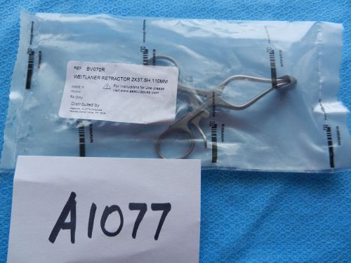 Aesculap Braun Surgical Weitlaner Retractor 2X3 Prong 110mm  BV070R  NEW!!