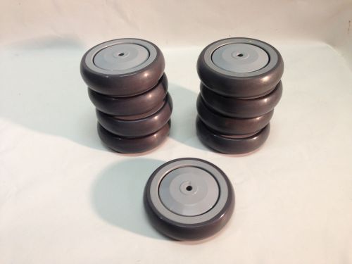 Tente Cart Wheels, Part # 125x32, 5&#034; Wheels for Medical or Industrial , LOT OF 9