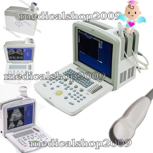 CE Digital Portable Ultrasound Scanner Machine + 5.0micro probe,LCD screen