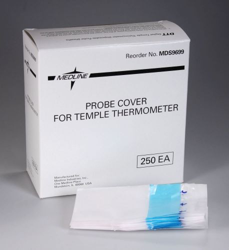 Medline MDS9698 Temple Thermometers Probe Cover 250Pk # MDS9699