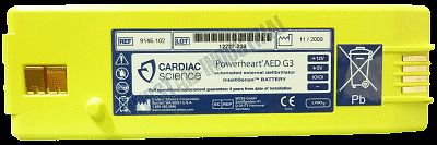 Cardiac Science - AED Battery Replacement - Remanufactured - Yellow