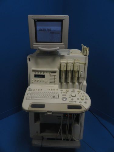 Ge logiq 700 pro series ultrasound system w/ 548c,  618e, la39, &amp; 546l probes for sale