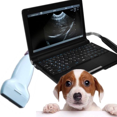 FDA Full Digital Laptop Vet Ultrasound Scanner +linear probe + external 3D CE