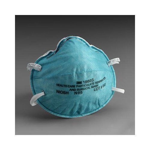 3m 1860 surgical n95 respirators - 1 box of 20 masks - regular size for sale
