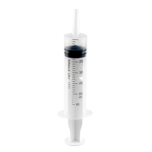 High Quality Reusable 60ML Syringe For Lab Hydroponics Nutrient Injection