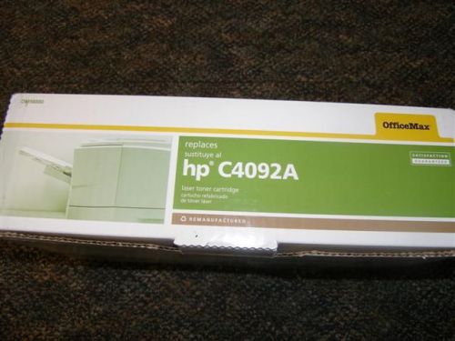 OfficeMax Black Toner Cartridge HP 92A (C4092A) LaserJet 1100~1100A ~1100Ase