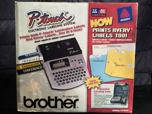 Avery label brother pt-2600/2610 p-touch label printer for sale