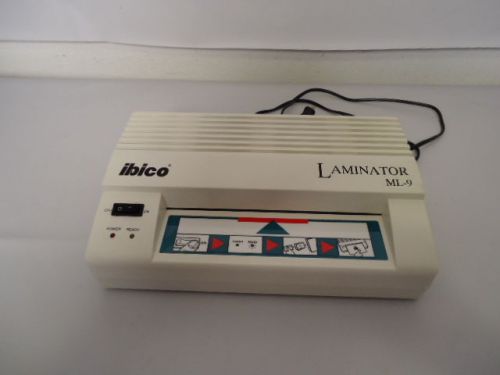 IBICO ML-9 POUCH LAMINATOR - HOT LAMINATING MACHINE - 9&#034;