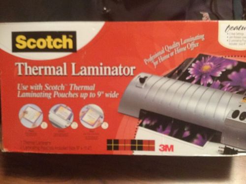 NEW Scotch Thermal Laminator Roller System TL901