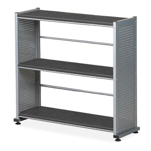 Eastwinds Accent Shelving, Three-Shelf, 31-1/4w x 11d x 31h, Anthracite