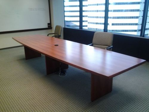 TAB-046 - Giant 14 ft Mahogany Conference Table