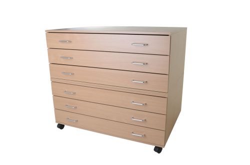 Professional 6 Drawer A1 Plan Chest UK Made