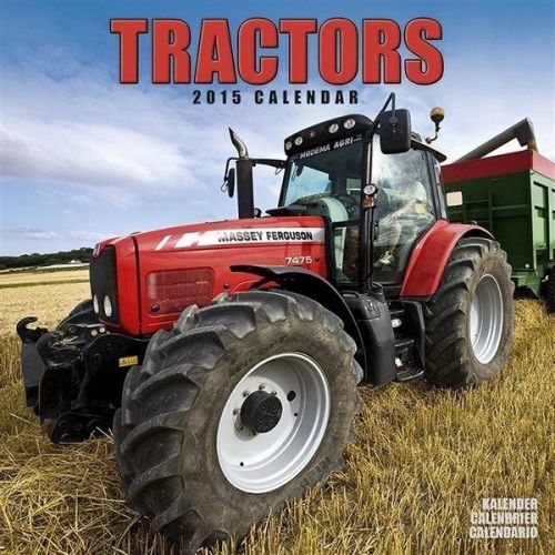NEW 2015 Tractors Wall Calendar by Avonside- Free Priority Shipping!