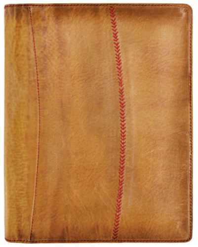 Rawlings Baseball Stitch Padfolio - Tan - MW489