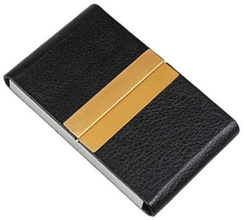 Leatherette Business Name Credit Card Holder Wallet Case B52B