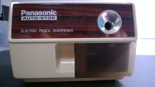 Vintage Panasonic Electric Pencil Sharpener Auto Stop Model #KP-110