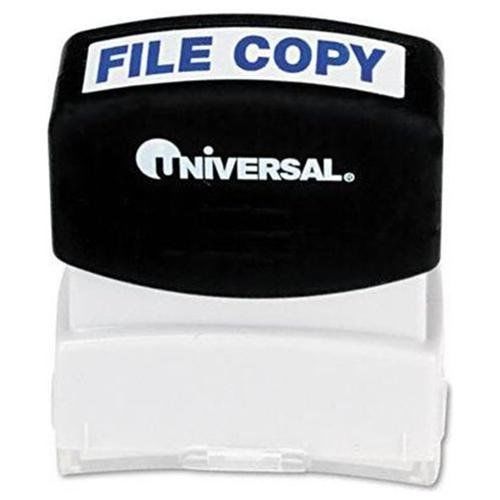 Universal Office Products 10104 Message Stamp, File Copy, Pre-inked/re-inkable,