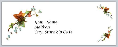 30 Flowers Personalized Return Address Labels Buy 3 get 1 free (bo67)