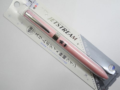 NEW UNI-BALL Jetstream MSXE3-601 3 in 1 0.5mm ball pen Sugar Pink  free 1 refill