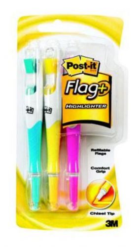 Post-it Flag Highlighter Assorted 3 Count