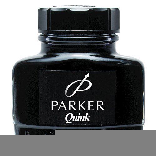 Parker Super Quink Permanent Ink for Parker Pens  2-oz. Bottle  Black (3001100)
